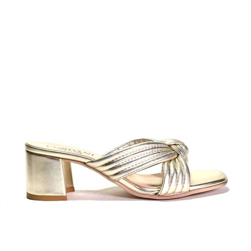 NEW CORDANI women's imani slide in platino